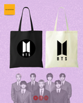 Tote bag logo BTS