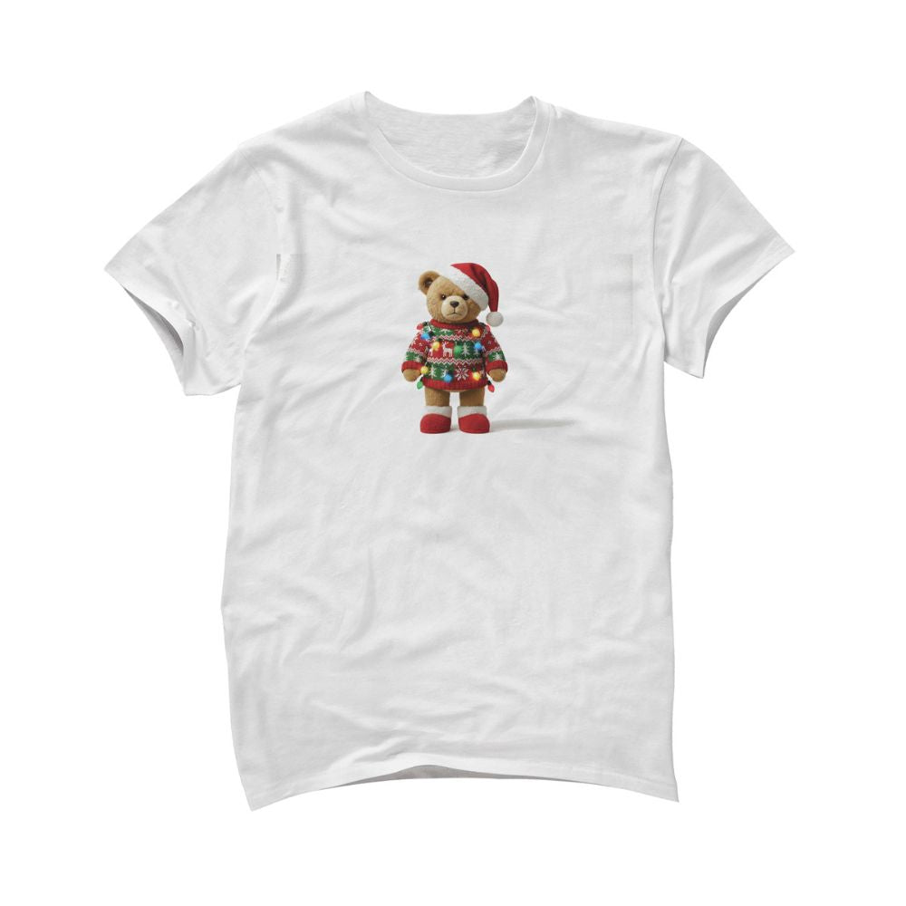 Playera con estampado navideño Bad Bear