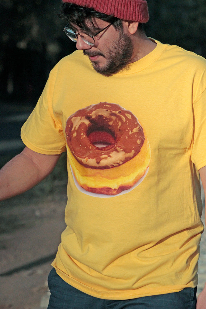 Playera con impresión de dona